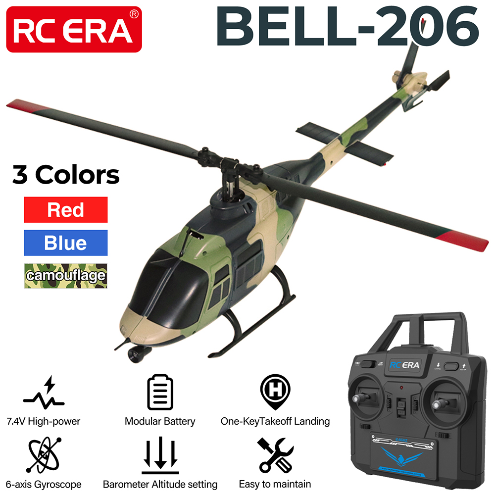 Rc Helicopter Gyro - RC ERA RC 헬리콥터 1:33 벨-206