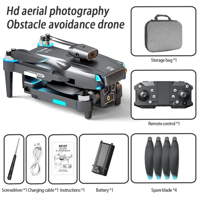 M107 접이식 RC 드론 - 듀얼 HD 카메라, 브러 - Rc Helicopter Charger 리뷰 및 가격