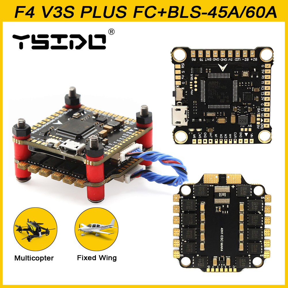 YSIDO 새로운 F4 V3S PLUS 비행 제어 FC - Betaflight Fc F4 리뷰 및 가격